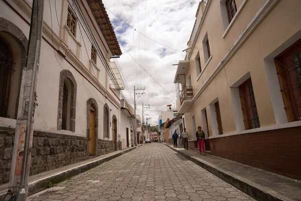 San Antonio, Ecuador vista strada — Foto Stock