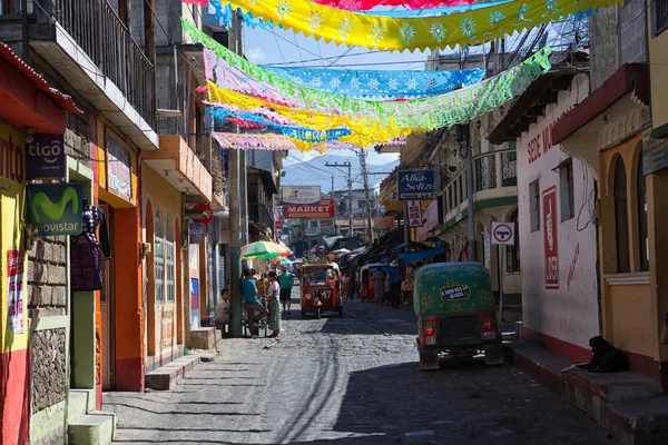 Diciembre 2014 San Pedronla Laguna Guatemala Pequeño Pueblo Indígena Destino — Foto de Stock