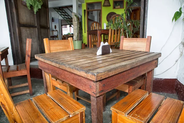 Stycznia 2015 Flores Guatemala Małe Restauracje Popularne Wśród Turystów Małej — Zdjęcie stockowe