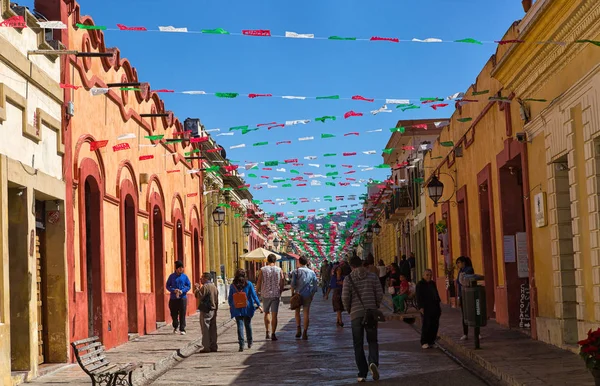 Diciembre 2014 San Cristóbal Las Casas México Caminar Por Las — Foto de Stock