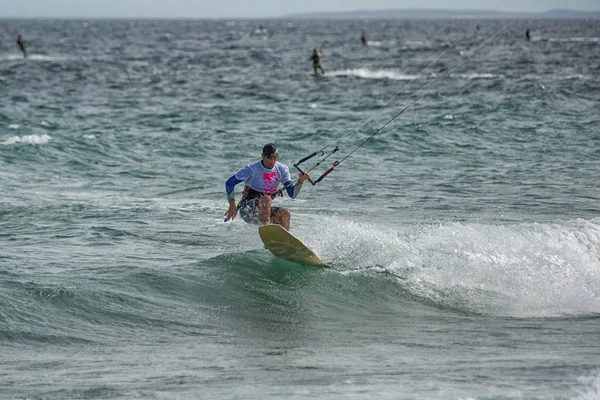 Kitesurfer in Los Barriles Mexiko — Stockfoto