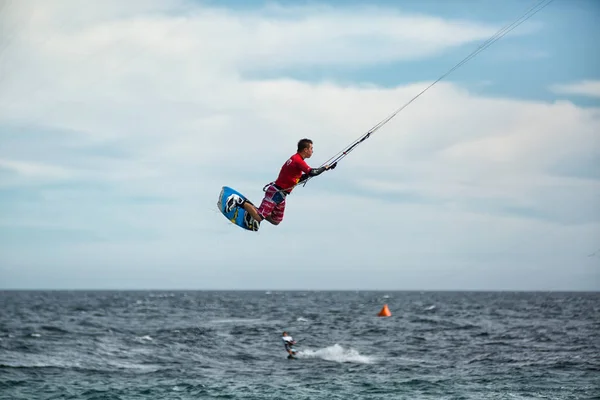 Kiteboarder in Los Barriles, Mexiko — Stockfoto