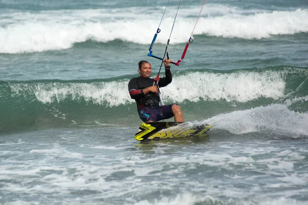 Kitesurfer in Los Barriles Mexiko — Stockfoto