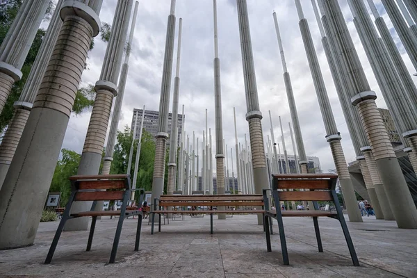 Plaza Cisnero in Medellin, Colombia Stock Image