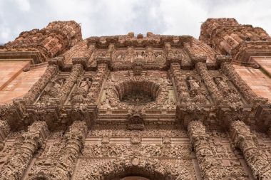 cathedral building facade in Zacatecas Mexico  clipart