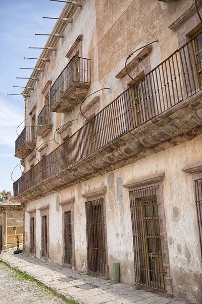 Koloniale architectuur in Real de Catorce, Mexico — Stockfoto