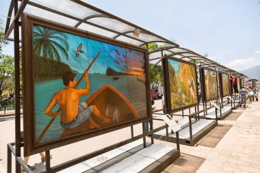 San Cristobal de las Casas, Meksika 'daki sokak freskleri 