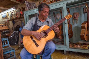 adam Paracho, Meksika'da gitar çalmak