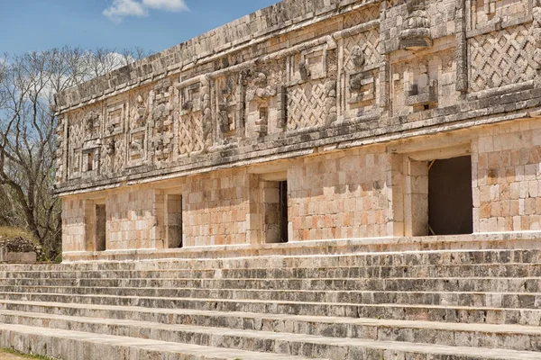 Prehispanic stad van Uxmal in Mexico — Stockfoto