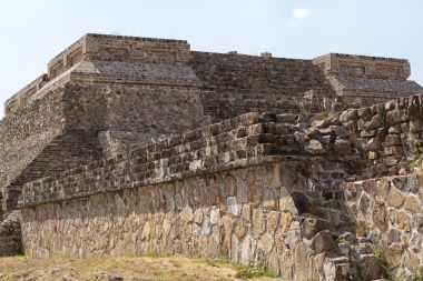 Monte Alban bir büyük Kolomb öncesi Zapotek Dili arkeolojik Oaxaca Meksika Xoxocotlan alanında bir sitedir