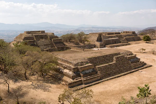 Monte Alban kalıntıları Meksika — Stok fotoğraf