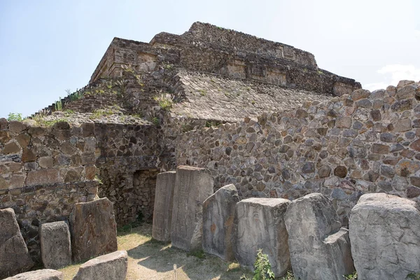 Monte Alban Est Grand Site Archéologique Zapotèque Précolombien Situé Dans — Photo