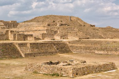 Monte Alban kalıntıları Meksika 