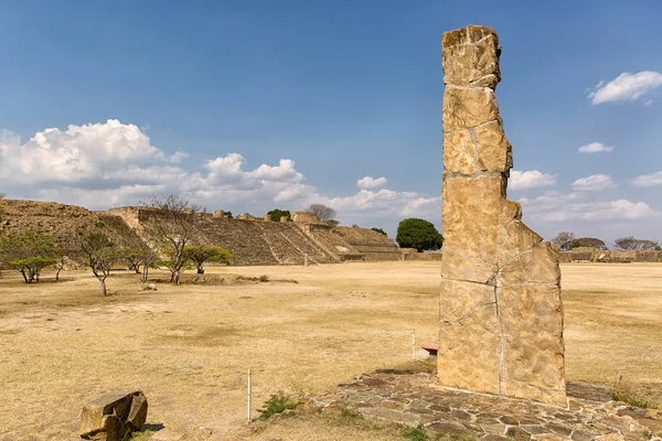 Monte Alban ruiny w Oaxaca w Meksyku — Zdjęcie stockowe