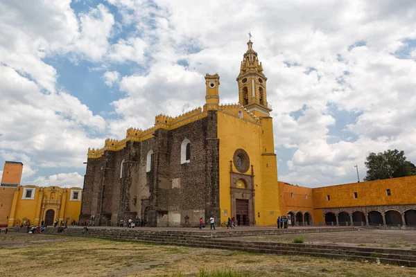 San Gabriel εκκλησία και το μοναστήρι Cholula Μεξικό — Φωτογραφία Αρχείου