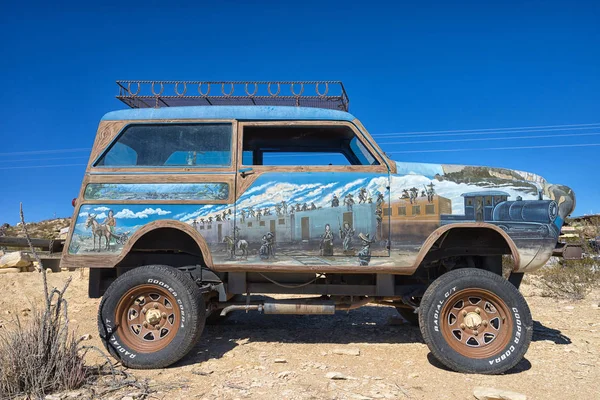 Vintage vehicle in Terlingua Texas USA — стоковое фото