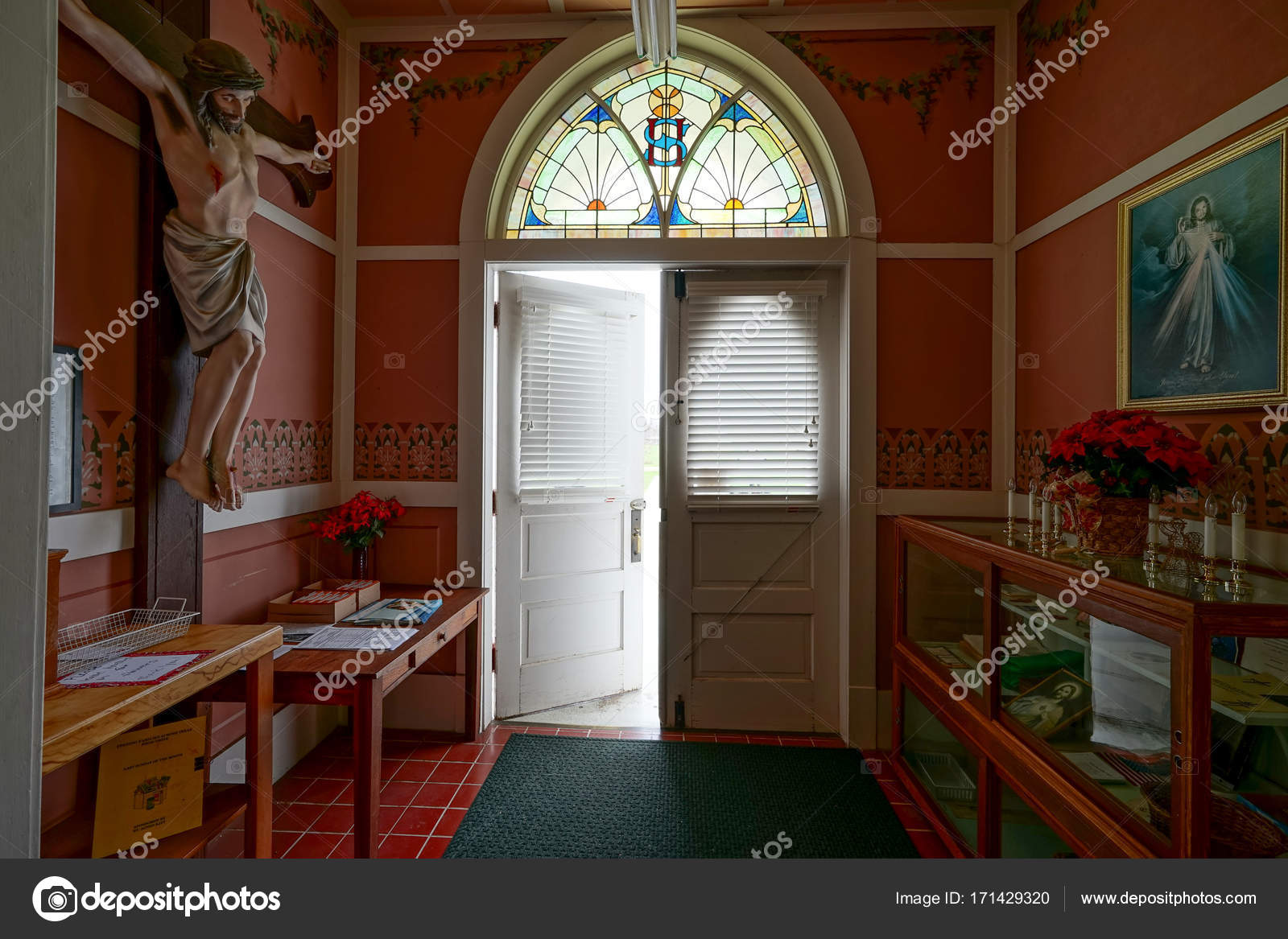 Images Small Church Foyers Small Church Foyer Stock Editorial