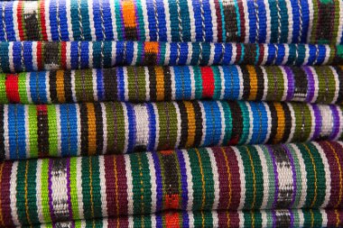 Guatemala Maya geleneksel Tekstil 