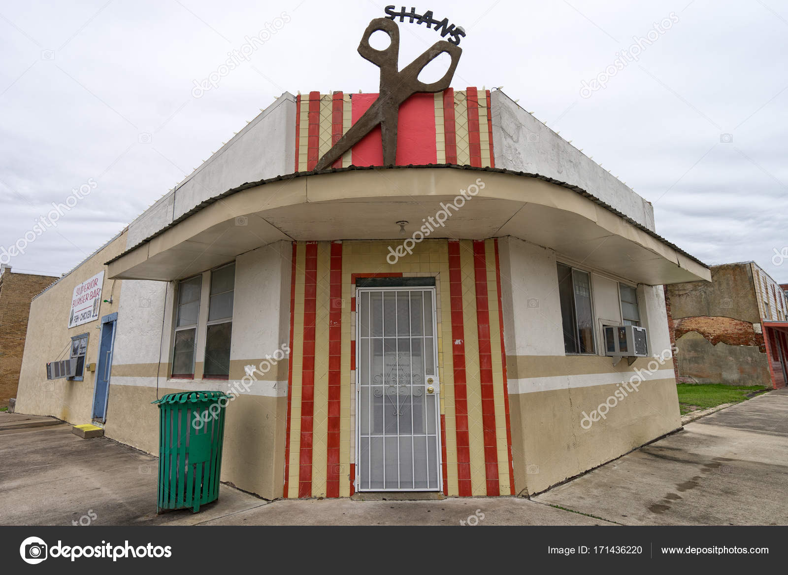 Barber Shop In Elgin Texas Usa Stock Editorial Photo