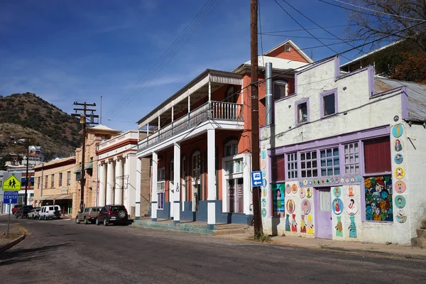 Vista de calle de Bisbee Arizona USA — Foto de Stock