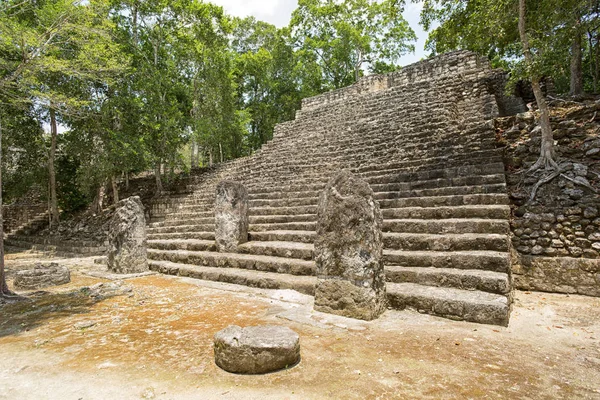 Sito archeologico di Calakmul in Messico — Foto Stock