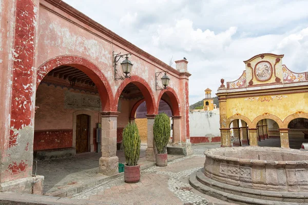 Bernal, Messico centro storico — Foto Stock