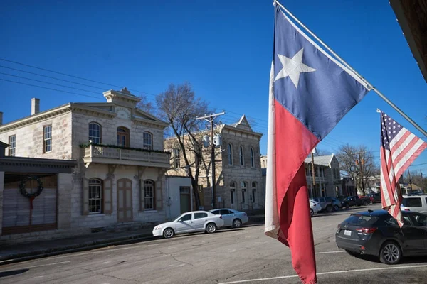 Calle vista de Comfort, Texas, Estados Unidos — Foto de Stock