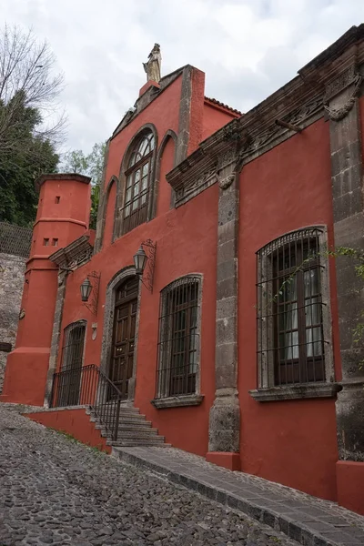 サン ミゲル デ アジェンデは、メキシコの植民地建築 — ストック写真