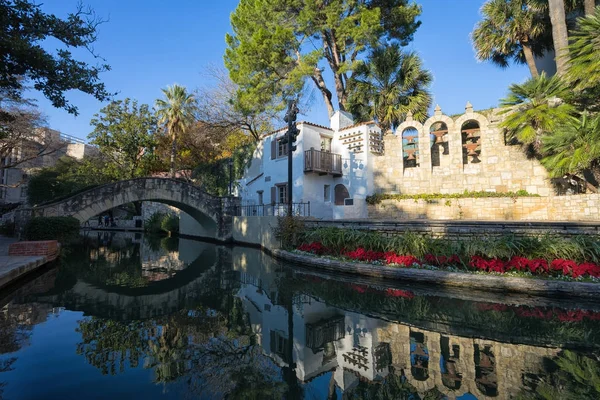  San Antonio river walk ın kent merkezinde