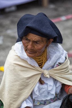 yerli quechua kadın Ekvator 