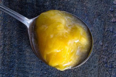 kaşık Amazon alanda araza egzotik meyve hamuru 