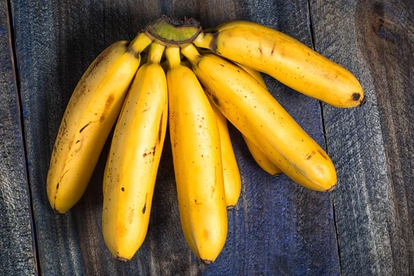 Variedade de banana chamada oritos — Fotografia de Stock