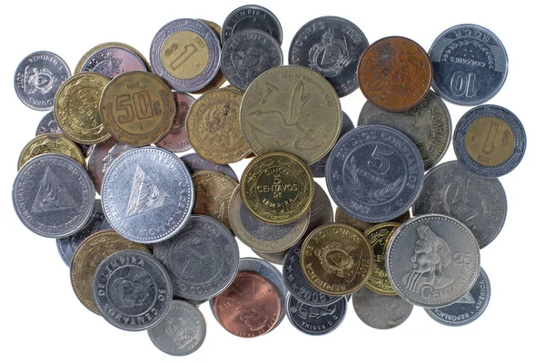 Κέρματα από διάφορες χώρες — Φωτογραφία Αρχείου