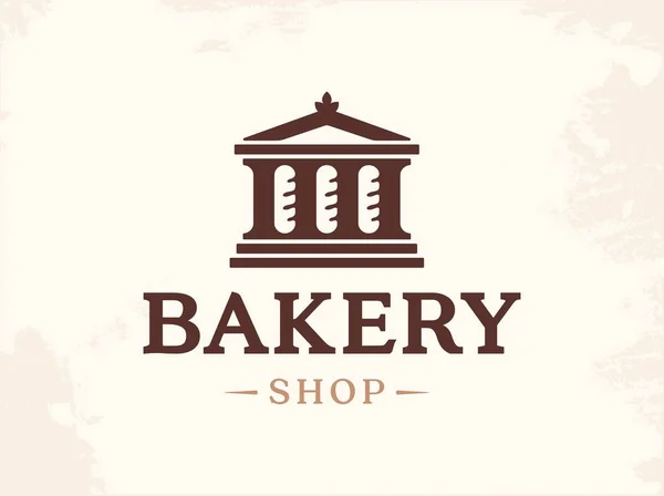 Nowoczesne wektor zawodowiec znak logo piekarnia sklep — Wektor stockowy