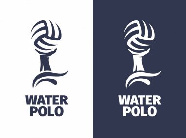 Modern vektör profesyonel işareti logo su topu