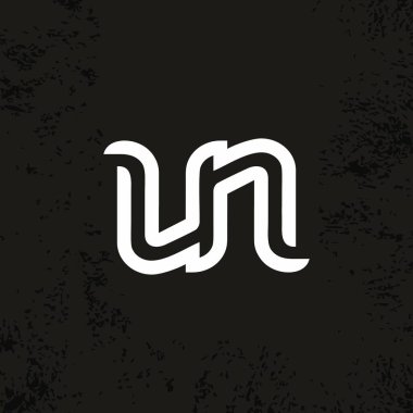 Modern vektör profesyonel işareti logo BM monogram