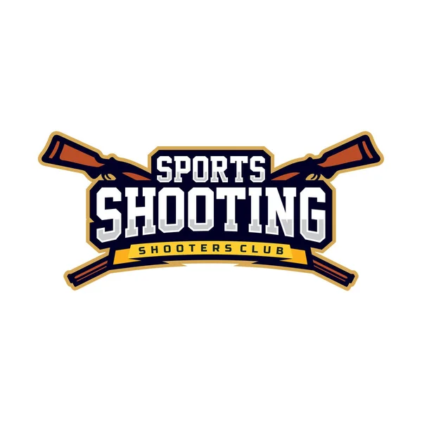 Beyaz arka plan üzerinde çekim Modern vektör profesyonel logo amblem spor