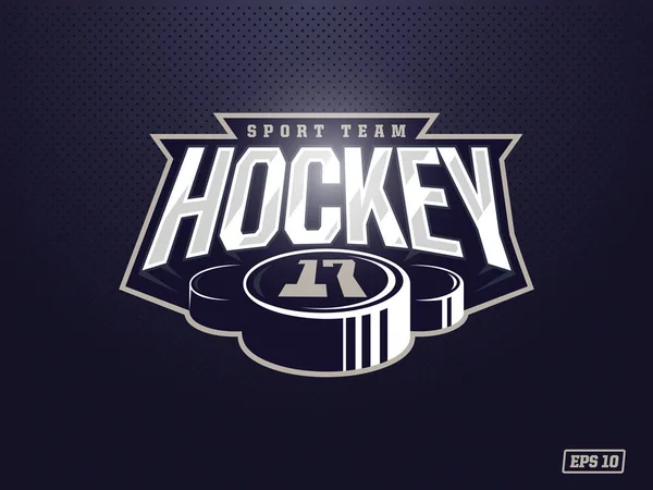 Modern profesyonel hokey logo spor takım için