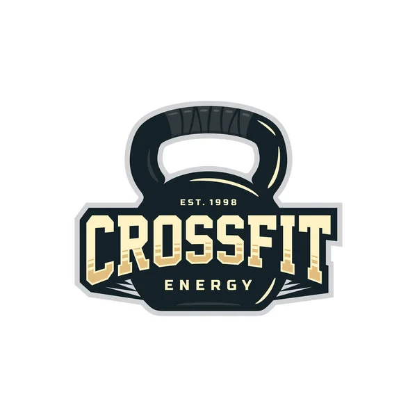 Emblema de logotipo profissional vetor moderno para crossfit — Vetor de Stock