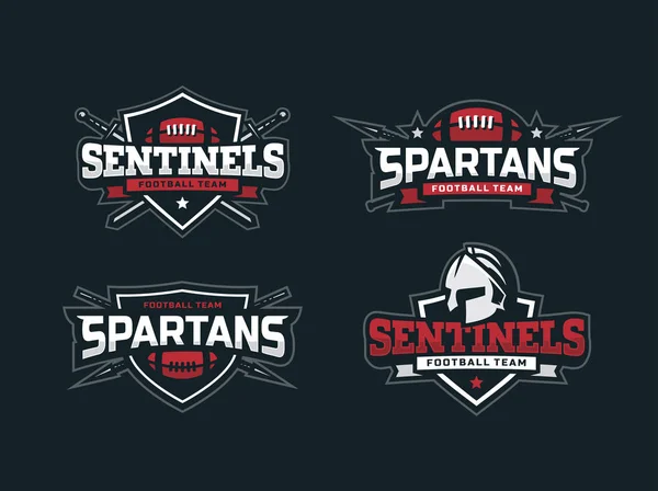 Modern profesyonel futbol logosu spor takım için ayarla