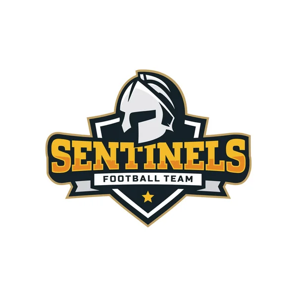 Modern profesyonel futbol logo spor takım için