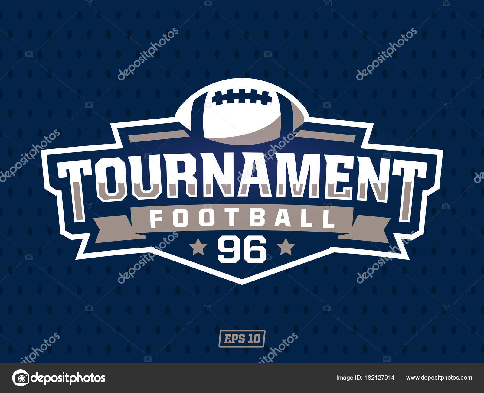 American Football Tournament Logo Design