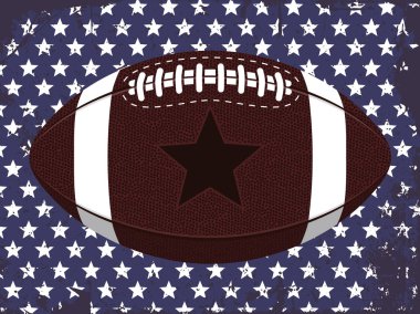 Modern profesyonel vektör top Amerikan futbolu için