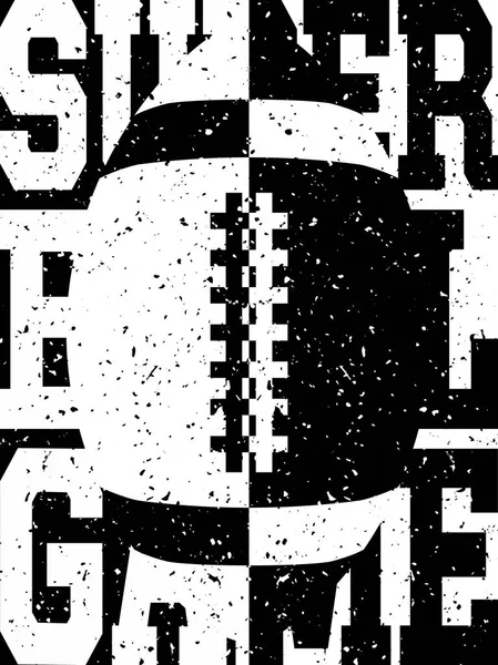 Современный профессиональный постер американского футбола и регби — стоковый вектор