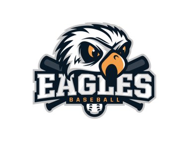 Modern profesyonel amblemi Kartallar beyzbol takımı için