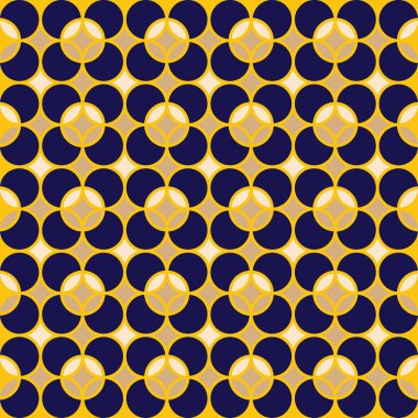 Modern profesyonel geometrik vektör sorunsuz çiçek deseni