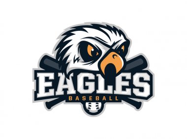 Modern profesyonel amblemi Kartallar beyzbol takımı için