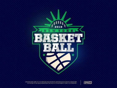Modern profesyonel basketbol logo spor takım için.
