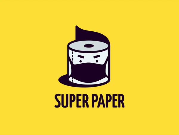 Moderne Logo Professionnel Super Papier Pour Lutter Contre Covide — Image vectorielle