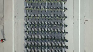 Moskova 'da yürüyüş provası - yürüyüş birlikleri